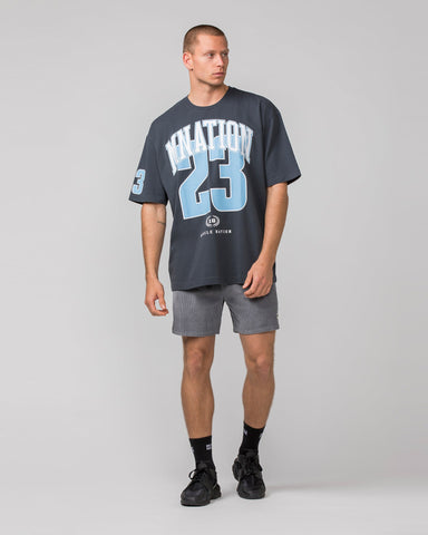 Muscle Nation T-Shirts Fast Break Oversized Pump Cover - Thunder