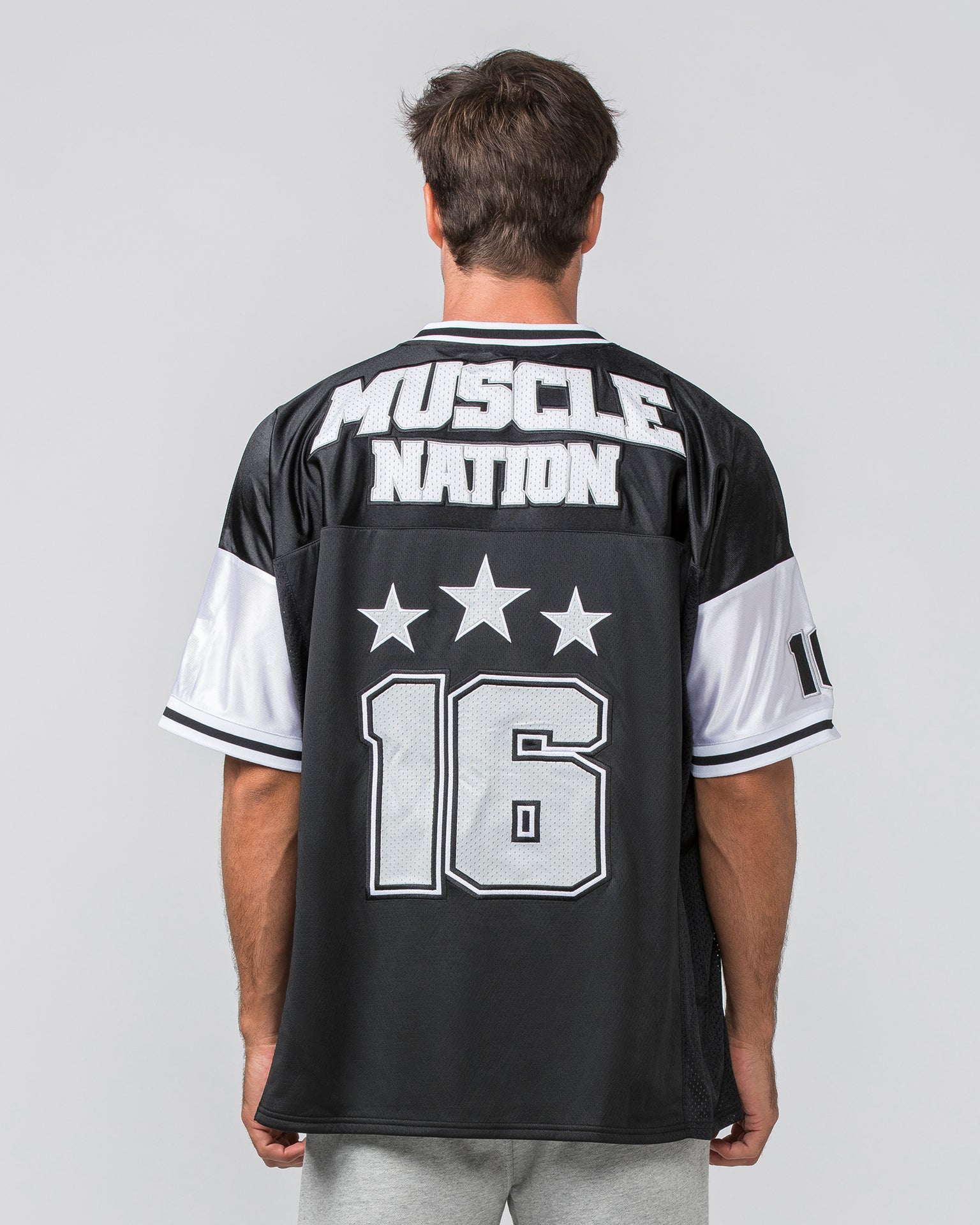 Muscle Nation T-Shirts Oversized Jersey - Black