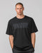 Muscle Nation T-Shirts Oversized Tonal Tee - Black