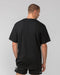 Muscle Nation T-Shirts Oversized Tonal Tee - Black