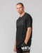 Muscle Nation T-Shirts Oversized Tonal Tee - Black