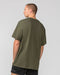 Muscle Nation T-Shirts Oversized Tonal Tee - Dark Khaki