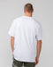 Muscle Nation T-Shirts Oversized Tonal Tee - White