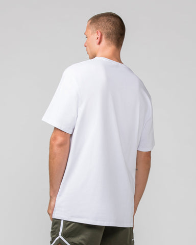 Muscle Nation T-Shirts Oversized Tonal Tee - White