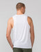 Muscle Nation Tank Tops MN Active Running Tank - White