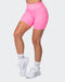 musclenation Gym Shorts Zero Rise Everyday Bike Shorts - Shocking Pink