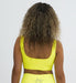 Neo Noir Activewear Crop Seamless Ribbed Crop Fluro Yellow