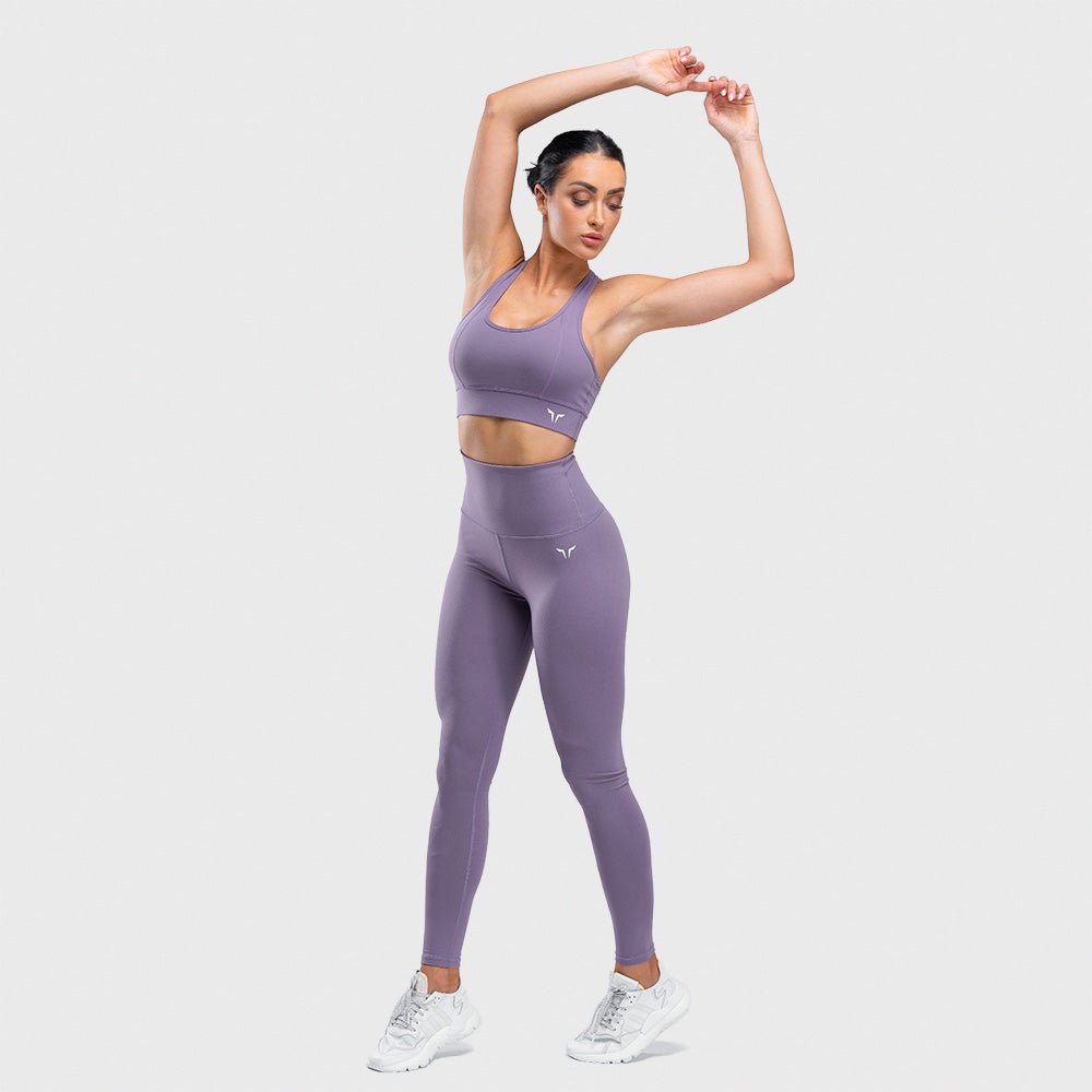 HERA HIGH-WAISTED LEGGINGS – PURPLE