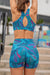 RF AQUAFIT Activewear Preorder - Keyhole Sports Bra - Paisley