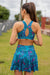 RF AQUAFIT Activewear Preorder - Keyhole Sports Bra - Paisley