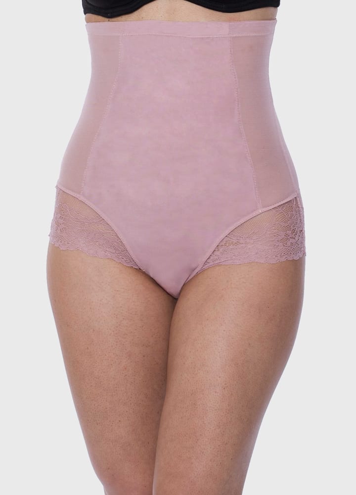 Lace Light Control Hi Waist Brief-2442#color_blush