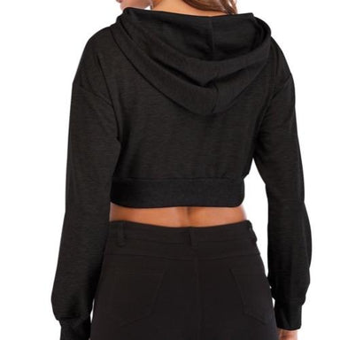 Baller Babe Hoodie Baller Babe cropped hoodie jumper black