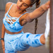 Baller Babe Leggings Serenity Blue Leggings and Crop Top Set (Pre Order)