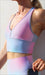 Carra Lee Active Crop Top Candy Skies Eco Racer Back Bra