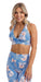 Carra Lee Active Crop Top Hibiscus Kiss Infinity Bra