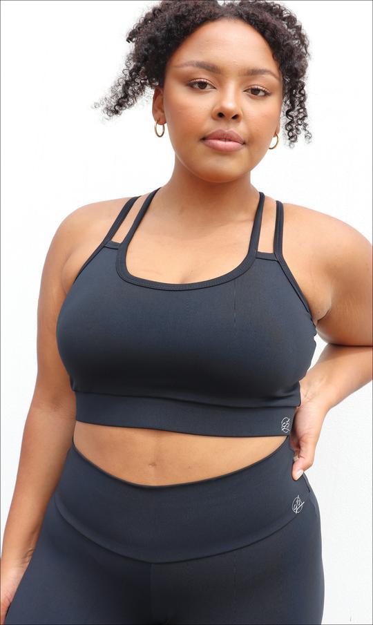 Carra Lee Active Crop Top Midnight Curvy Contouring Bra