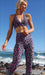 Carra Lee Active Crop Top Pink Leopard Infinity Bra