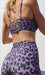 Carra Lee Active Crop Top Pink Leopard Momentum Bra