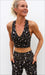 Carra Lee Active Crop Tops Jungle Leopard Eco Racer Back Bra