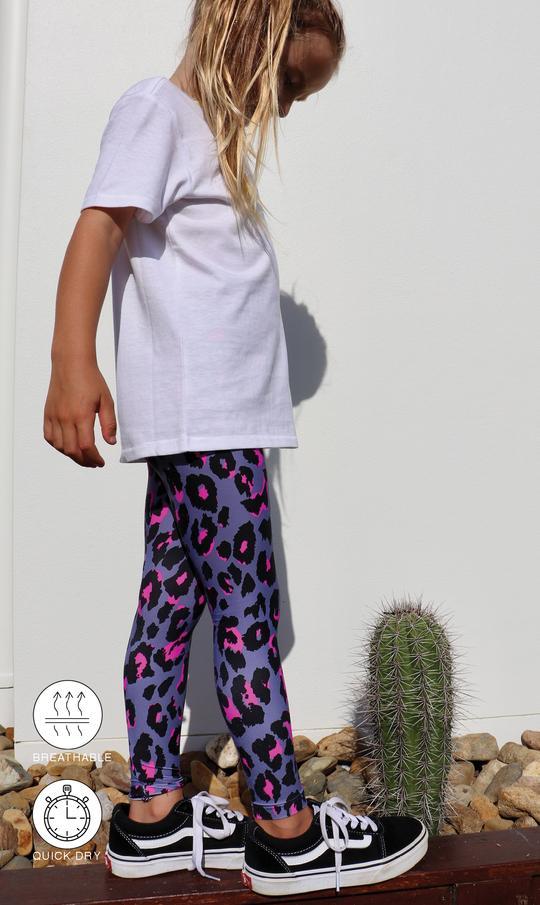 Carra Lee Active Kids Pink Leopard Mini Me Leggings