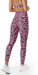 Carra Lee Active Leggings Candy Leopard Eco Scrunch Bum Leggings