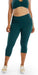 Carra Lee Active Leggings Teal Body Luxe Capri Leggings with Pockets