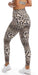 Carra Lee Active Leggings White Cheetah Scrunch Bum Leggings