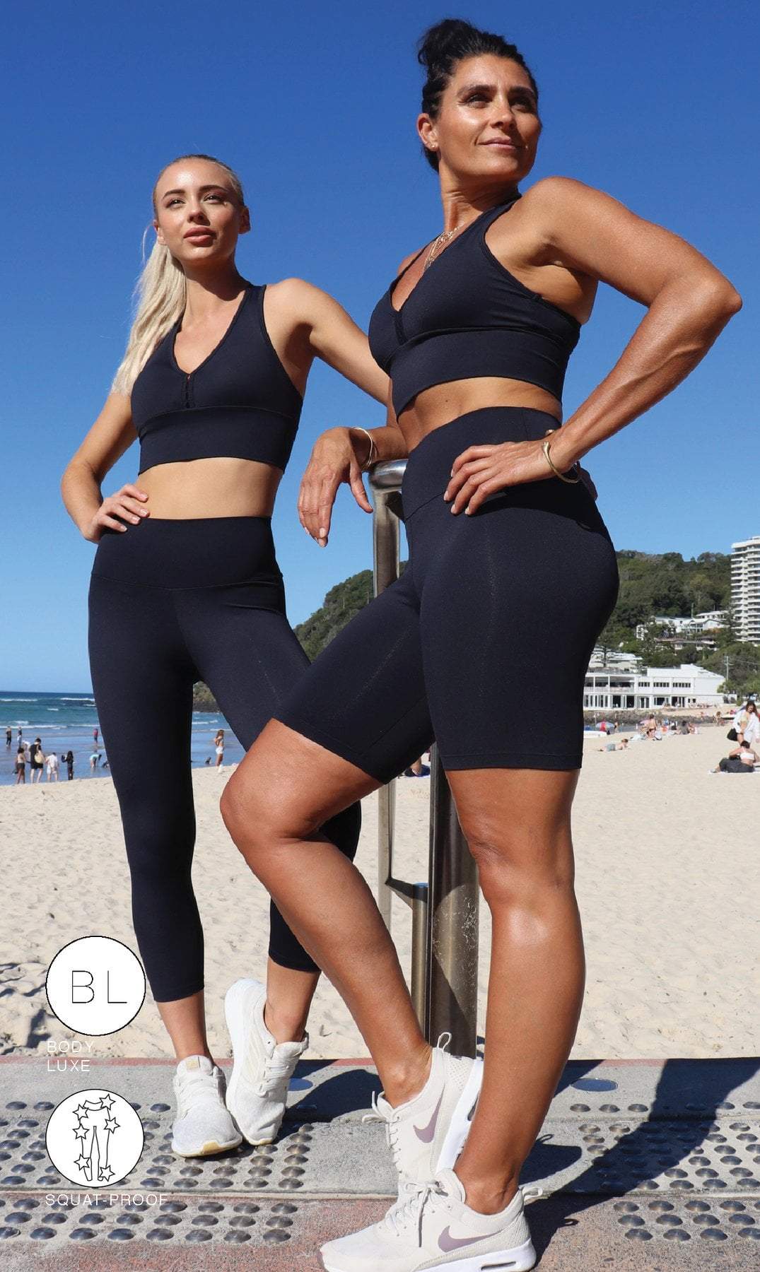 Midnight Body Luxe Biker Shorts - Be Activewear