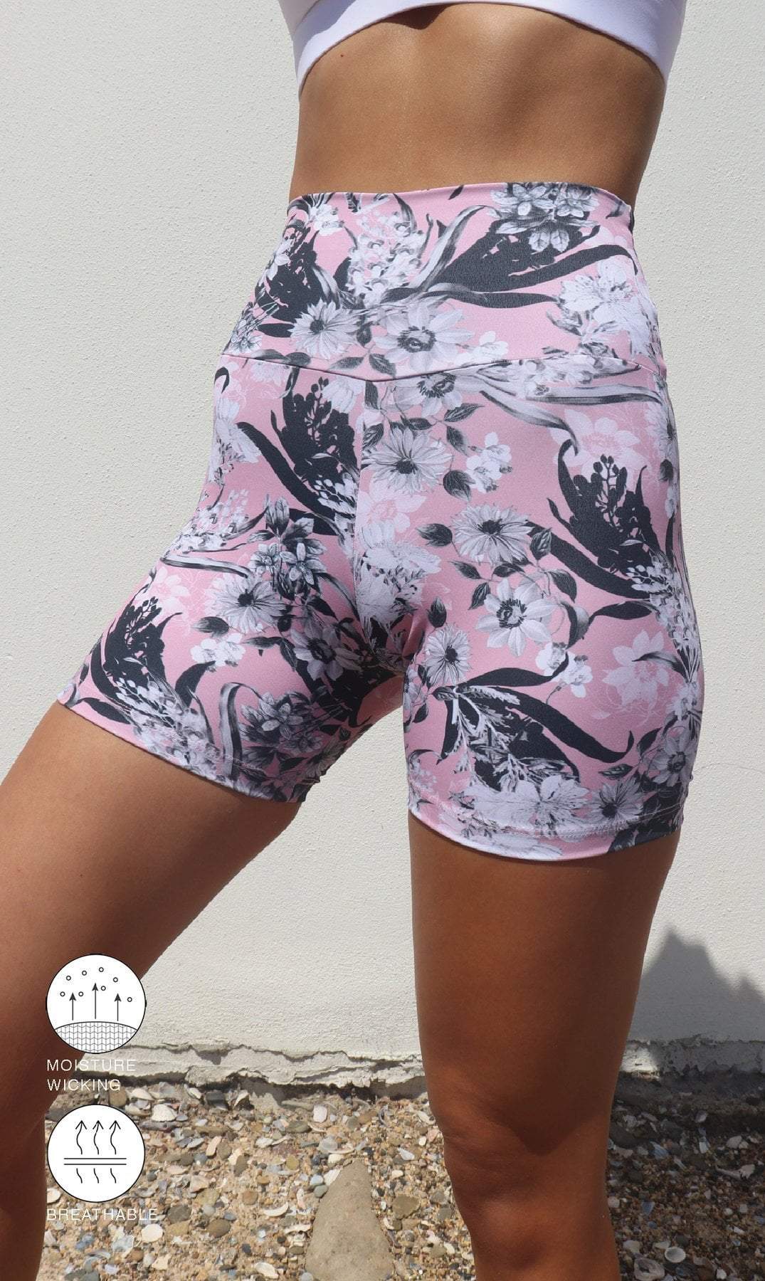 Carra Lee Active Shorts Oriental Bloom Body Luxe Midi Shorts