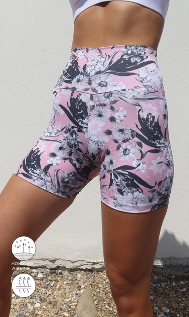 Carra Lee Active Shorts Oriental Bloom Body Luxe Midi Shorts