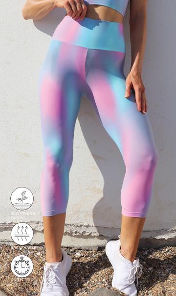 Carra Lee Active Tights Candy Skies Eco Capri Leggings