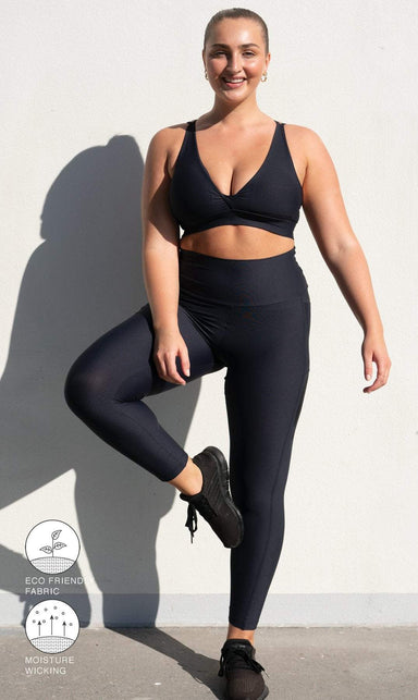 Midnight Ultra High Waist Leggings with Pockets - Be Activewear