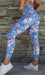 Hibiscus Kiss Scrunch Bum Leggings 7/8 Leggings - Be Activewear