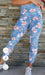 Hibiscus Kiss Scrunch Bum Leggings 7/8 Leggings - Be Activewear