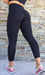 Midnight Body Luxe Scrunch Bum 7/8 Leggings - Be Activewear