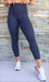 Navy Body Luxe Ultra High Waist 3/4 Leggings - Be Activewear