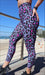 Carra Lee Active Tights Pink Leopard Scrunch Bum Leggings