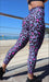 Carra Lee Active Tights Pink Leopard Scrunch Bum Leggings