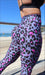 Carra Lee Active Tights Pink Leopard Scrunch Bum Leggings