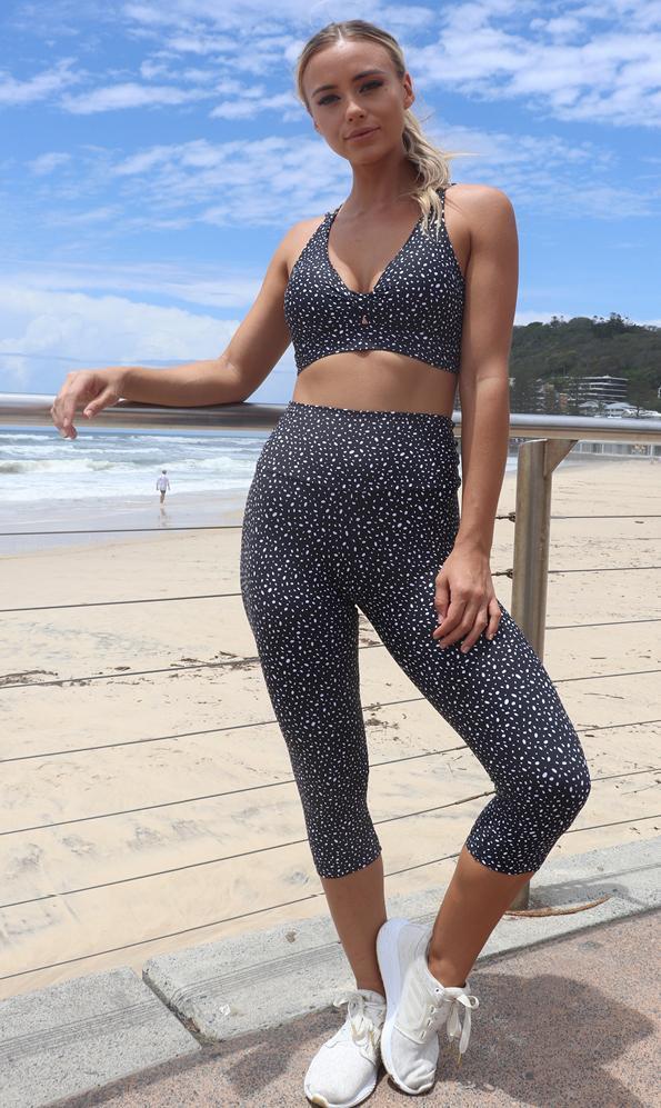 Star Dust Capri Leggings - Be Activewear