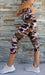 Urban Camo Body Contouring Capri Leggings - Be Activewear