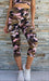 Urban Camo Body Contouring Capri Leggings - Be Activewear