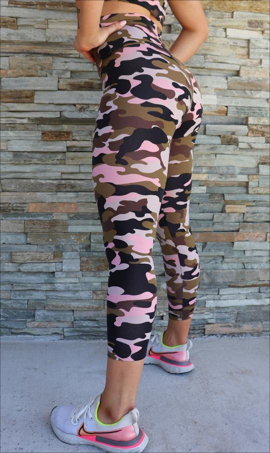 Urban Camo Body Contouring Ultra High Waist Leggings - Be Activewear