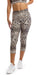 Carra Lee Active Tights White Cheetah Capri Leggings