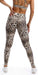 Carra Lee Active Tights White Cheetah Extra Long Leggings