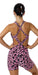 Carra Lee Active Unitard Candy Leopard Eco Short Unitard