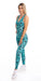 Carra Lee Active unitards Aqua Leopard Eco Unitard