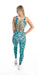 Carra Lee Active unitards Aqua Leopard Eco Unitard