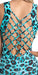 Carra Lee Active unitards Aqua Leopard Eco Unitard