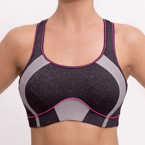 Curvy Chic Sports Sports Bra Q-LINN Barcelona Sports Bra - Anthracite